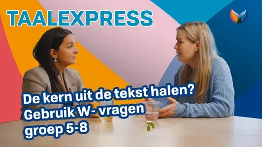 Thumbnail de kern uit de tekst halen w-vragen groep 5-8