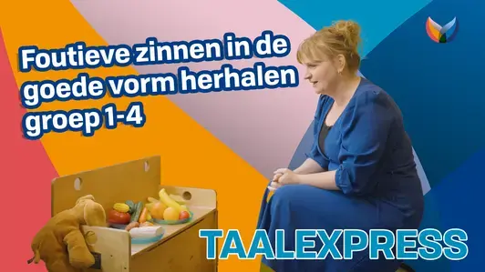 Thumbnail foutieve zinnen in de goede vorm herhalen groep 1-4