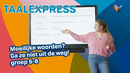 Thumbnail moeilijke woorden ga ze niet uit de weg groep 5-8