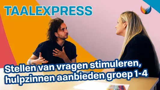 Thumbnail stellen van vragen stimuleren, hulpzinnen aanbieden groep 1-4