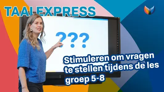 Thumbail stimuleren om vragen te stellen tijdens de les groep 5-8