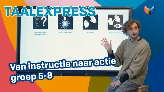 Thumbnail van instructie naar actie groep 5-8