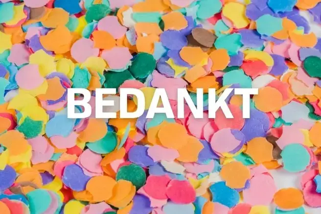 Bedankt
