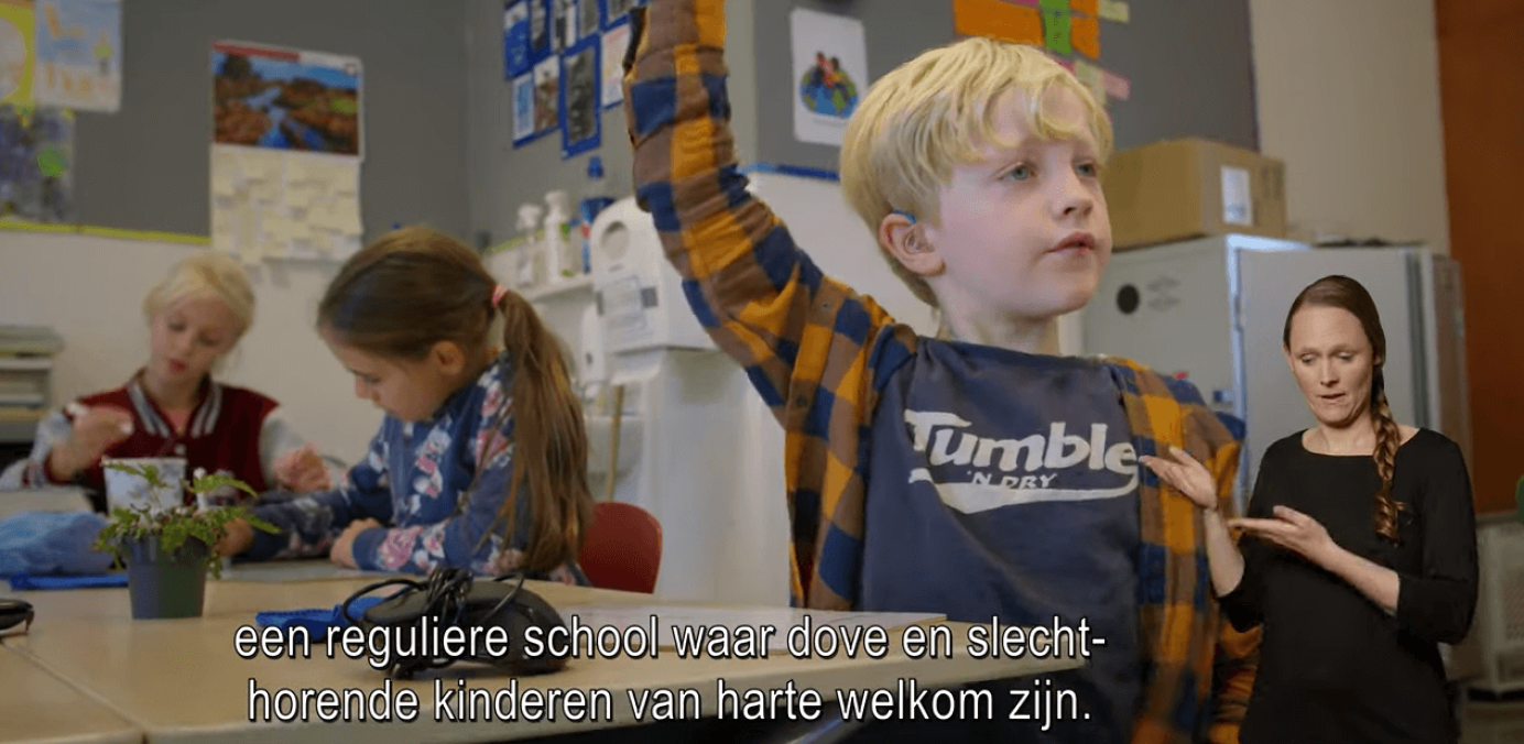 Nu online: korte films over onderwijs voor dove en slechthorende