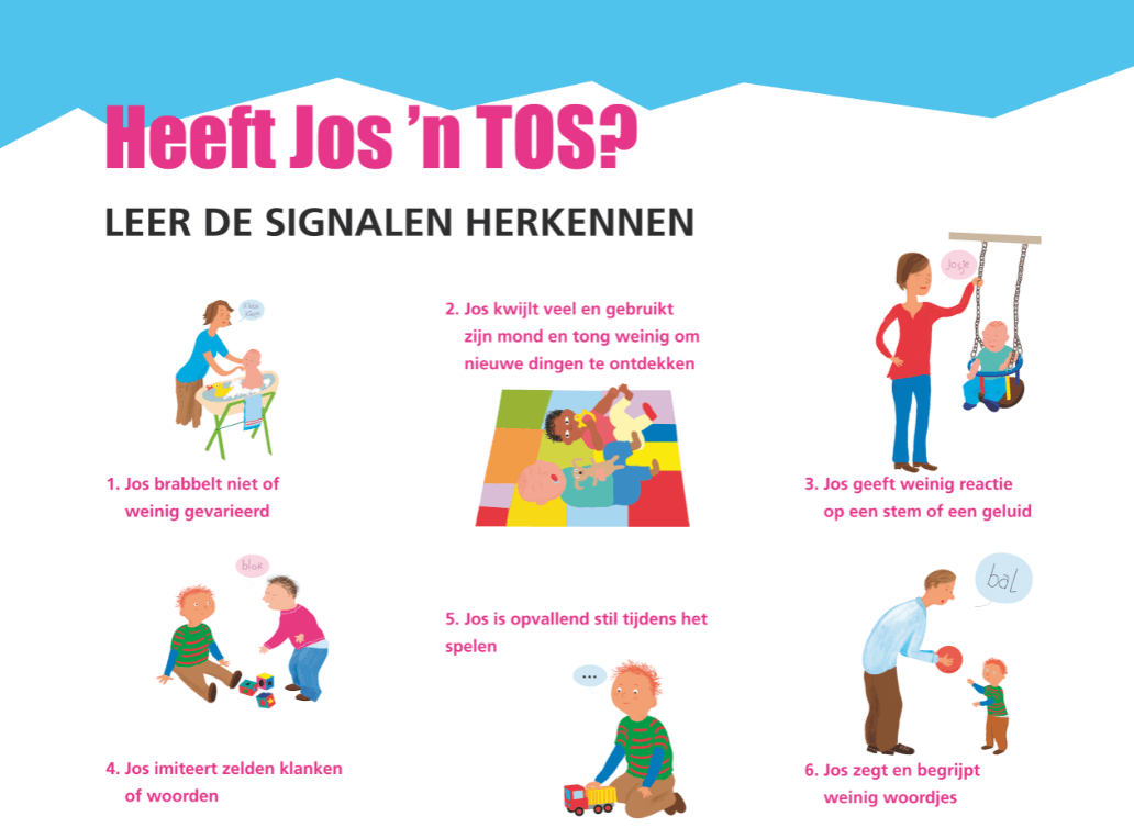 Poster: Heeft Jos 'n TOS - baby's en peuters